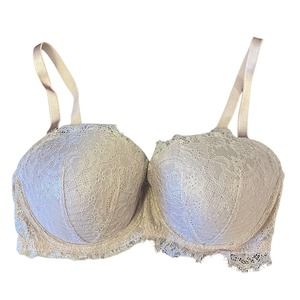 Victoria's Secret Dream Angels Lined Demi | lightly lined lace bra | 32DDD